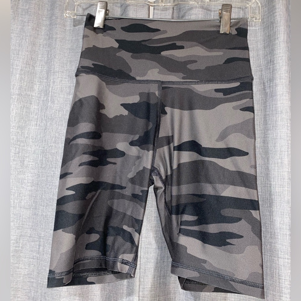 Aerie Black Camo Biker Shorts